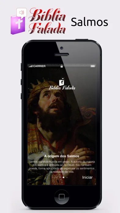 Zrzuty ekranu Salmos Bíblia Falada