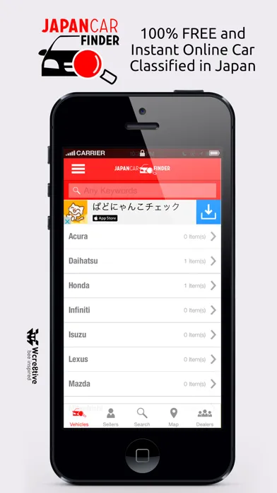 Capturas de tela do Japan Car Finder - Sell and Buy Vehicles