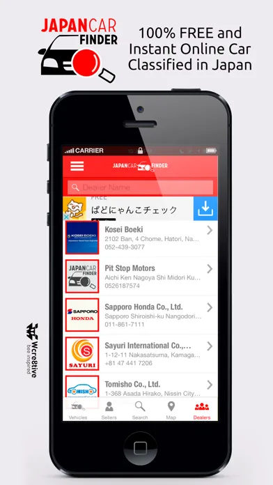Capturas de tela do Japan Car Finder - Sell and Buy Vehicles