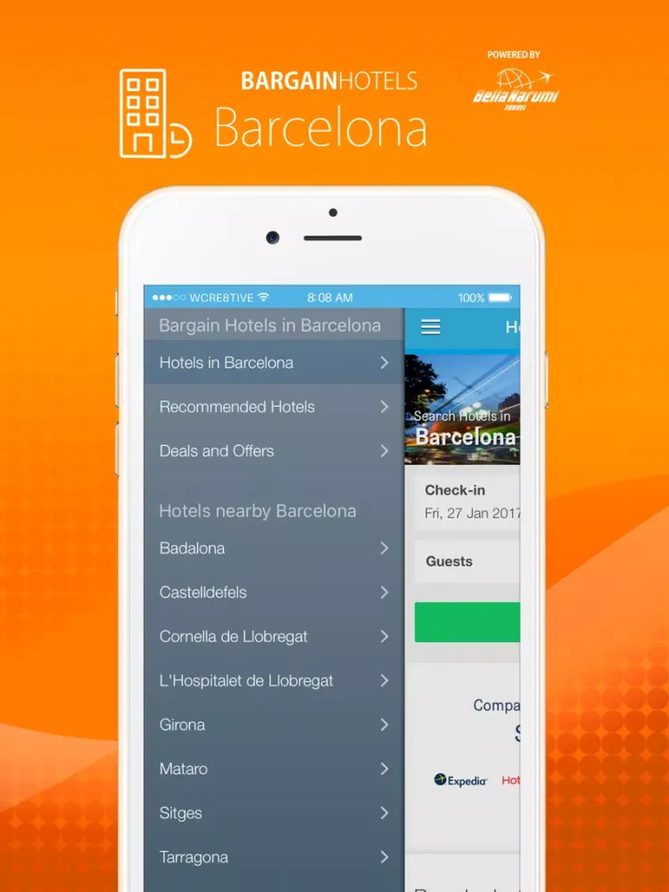 Bargain Hotels in Barcelona iPad  Screenshots