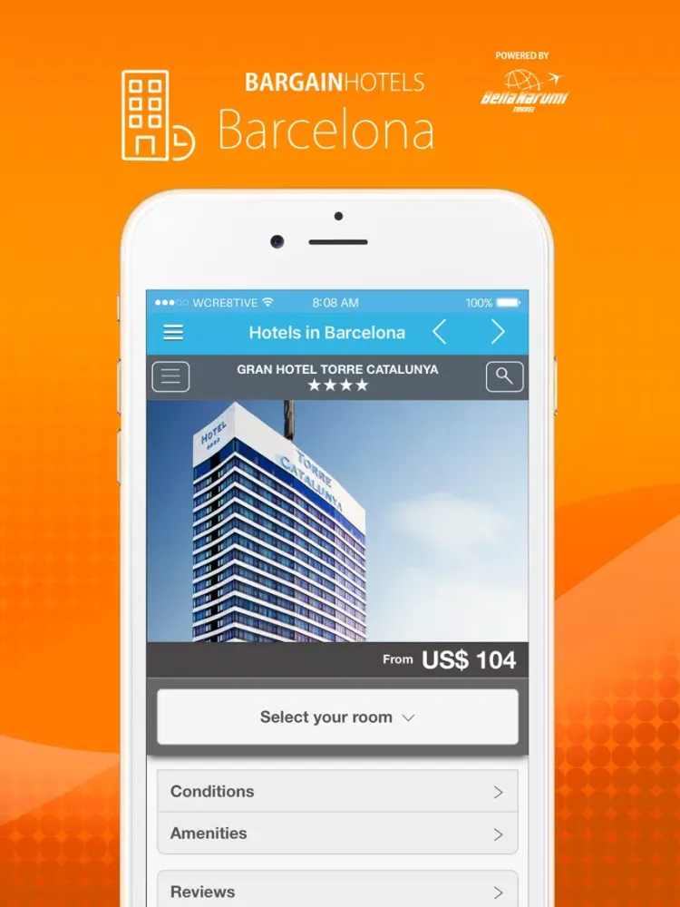 Bargain Hotels in Barcelona iPad  Screenshots
