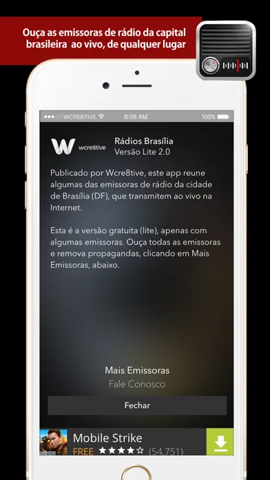 Rádios de Brasília Ao Vivo - Lite應用截圖