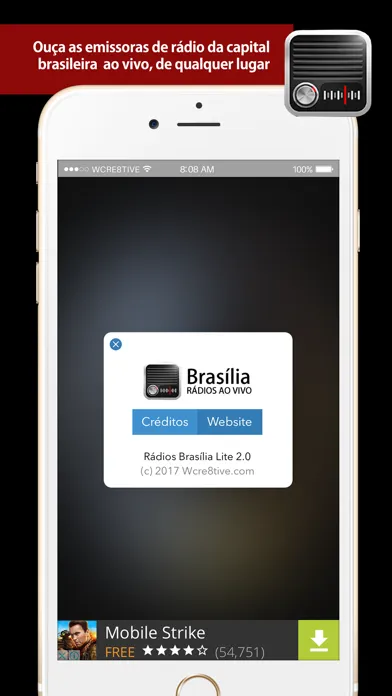 Rádios de Brasília Ao Vivo - Lite應用截圖