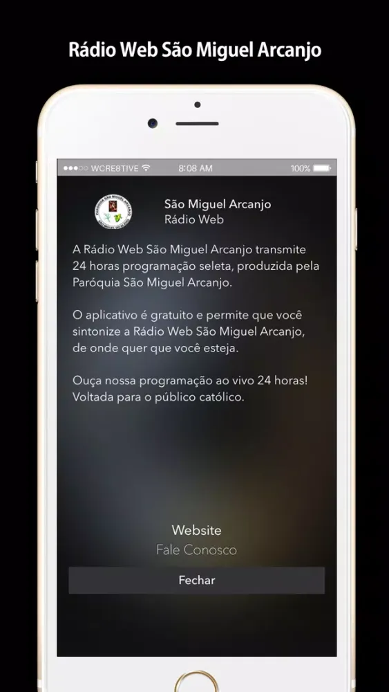 Capturas de pantalla de Rádio Web São Miguel Arcanjo