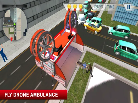Captures d'écran de 911 Ambulance Rescue Helicopter Simulator 3D Game iPad 