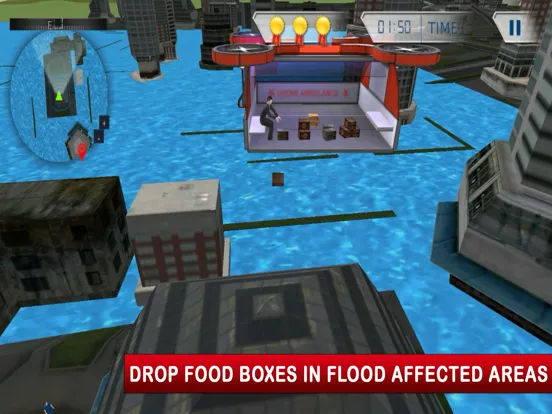 Captures d'écran de 911 Ambulance Rescue Helicopter Simulator 3D Game iPad 