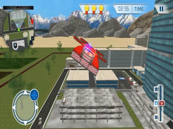 Captures d'écran de 911 Ambulance Rescue Helicopter Simulator 3D Game iPad 
