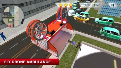 Captures d'écran de 911 Ambulance Rescue Helicopter Simulator 3D Game