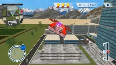 Captures d'écran de 911 Ambulance Rescue Helicopter Simulator 3D Game