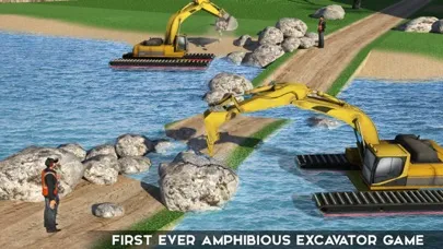 Captures d'écran de Amphibious Excavator Crane & Dump Truck Simulator