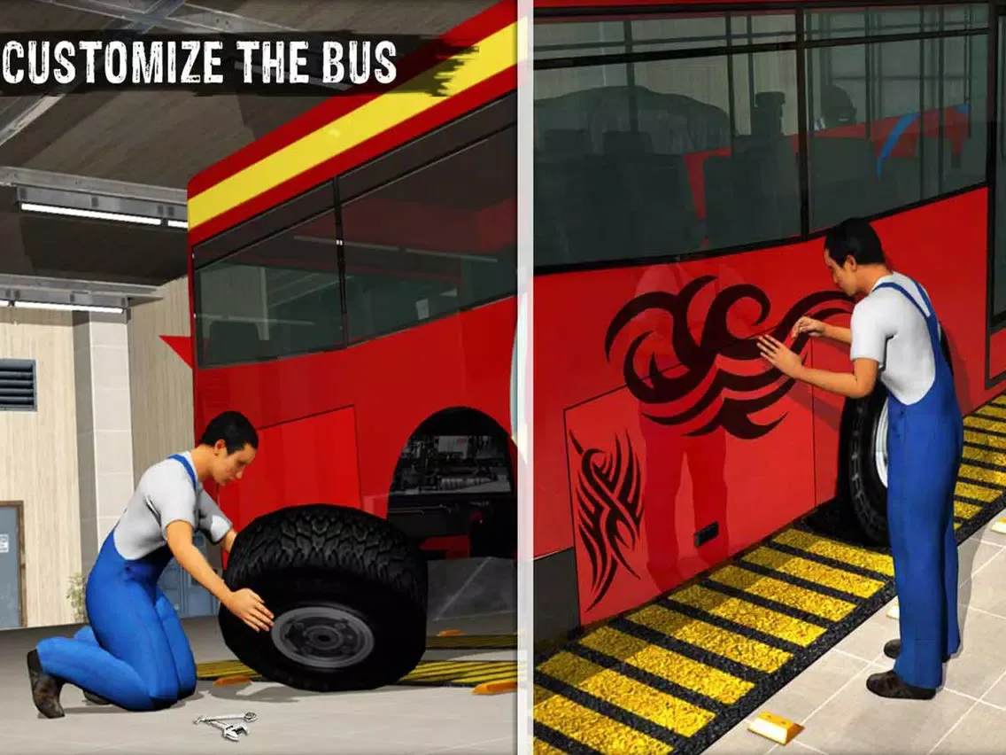 PRO Bus Mechanic Engine Overhaul: Auto Repair Shop iPad  Screenshots