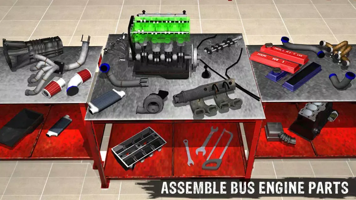 PRO Bus Mechanic Engine Overhaul: Auto Repair Shop Screenshots