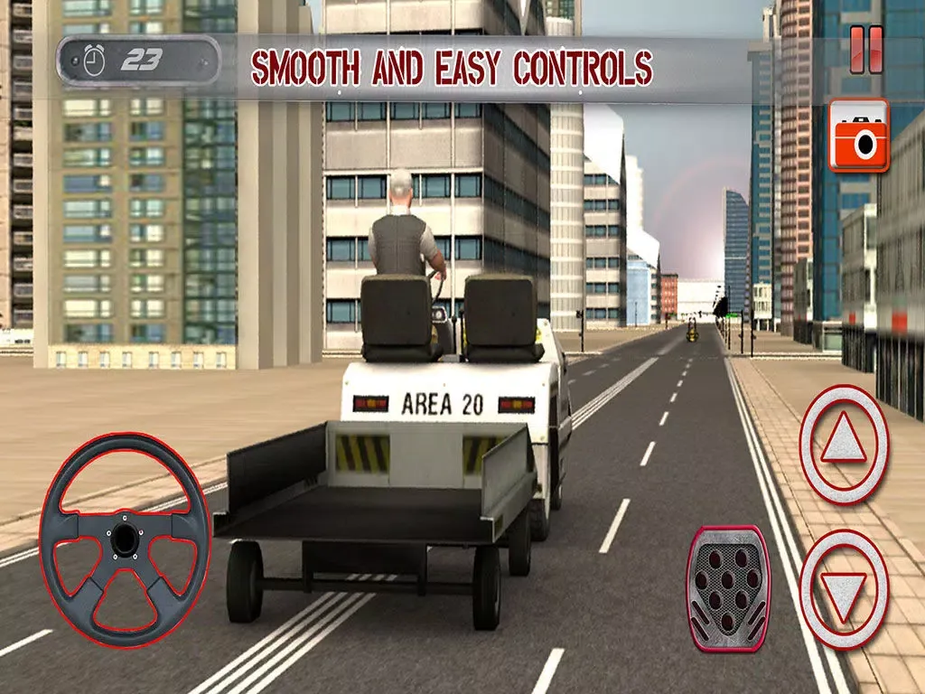 Captures d'écran de Real car transporter cargo helicopter simulator iPad 