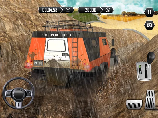 Off-Road Centipede Truck Driving Simulator 3D Game iPad  Screenshots