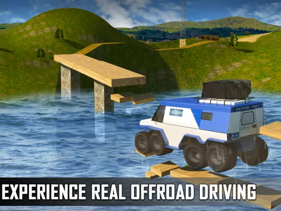 Off-Road Centipede Truck Driving Simulator 3D Game iPad  Screenshots