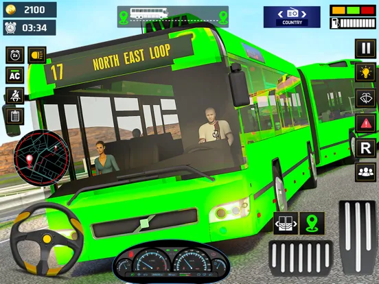 Capturas de tela do Big Bus Simulator Driving Game iPad 