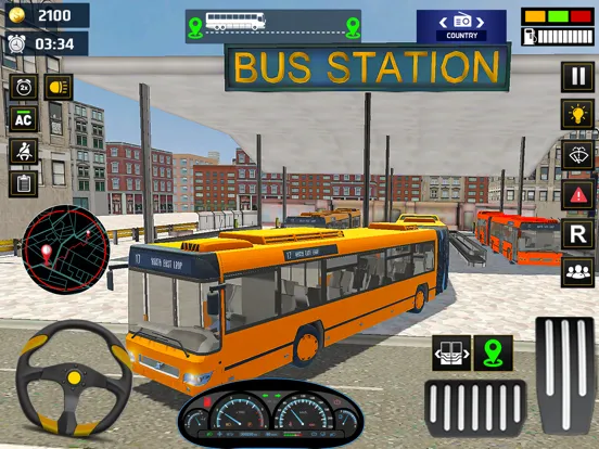 Capturas de tela do Big Bus Simulator Driving Game iPad 