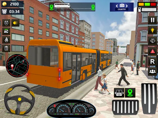 Capturas de tela do Big Bus Simulator Driving Game iPad 