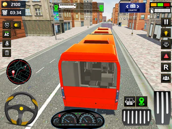 Capturas de tela do Big Bus Simulator Driving Game iPad 