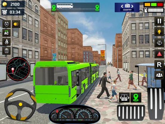 Capturas de tela do Big Bus Simulator Driving Game iPad 
