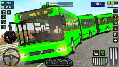 Capturas de tela do Big Bus Simulator Driving Game