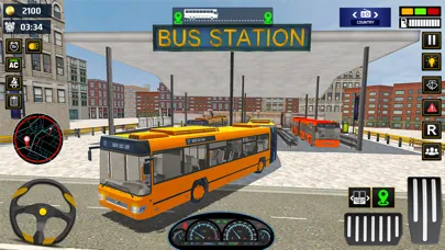 Capturas de tela do Big Bus Simulator Driving Game