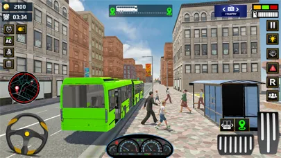 Capturas de tela do Big Bus Simulator Driving Game