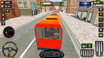 Capturas de tela do Big Bus Simulator Driving Game
