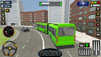 Capturas de tela do Big Bus Simulator Driving Game