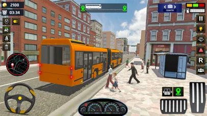 Capturas de tela do Big Bus Simulator Driving Game