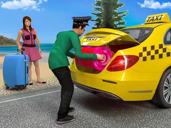 Capturas de tela do Crazy Taxi Driving Simulator iPad 