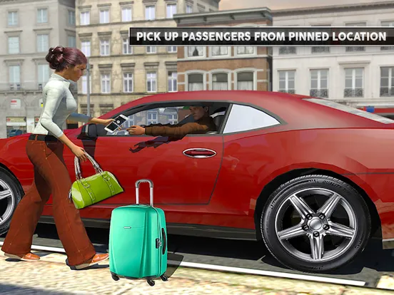 Capturas de tela do Crazy Taxi Driving Simulator iPad 