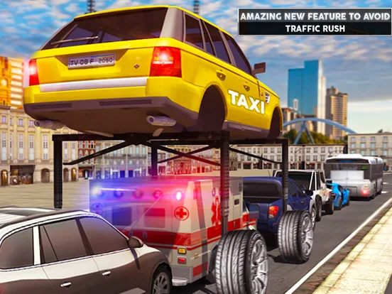 Capturas de tela do Crazy Taxi Driving Simulator iPad 