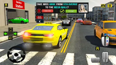 Capturas de tela do Crazy Taxi Driving Simulator