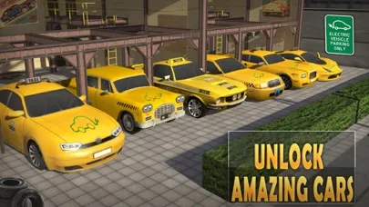 Electric Car Taxi Simulator: Day Night Driver Job Ekran Görüntüleri