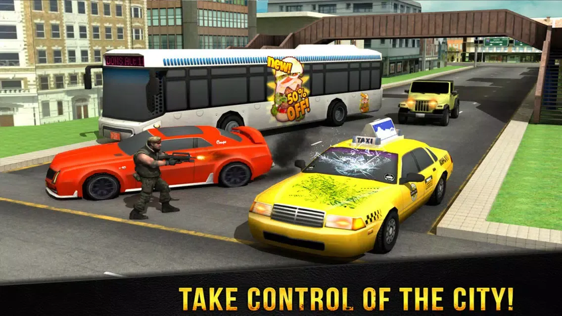 Urban City Car Gang Crime Wars 3D Screenshots