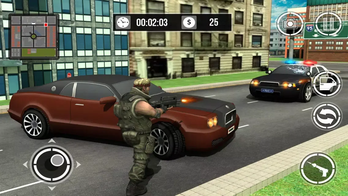 Urban City Car Gang Crime Wars 3D Screenshots