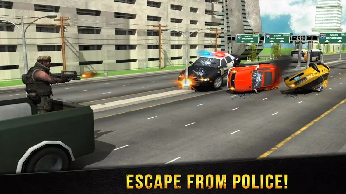 Urban City Car Gang Crime Wars 3D Screenshots