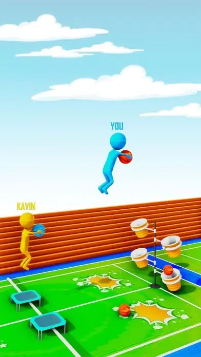 Tangkapan skrin Jump & Dunk Hoop Master