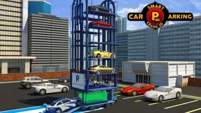 Multi Level Car Parking Crane Driving Simulator 3D Ekran Görüntüleri