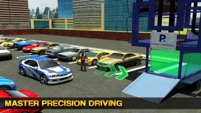 Multi Level Car Parking Crane Driving Simulator 3D Ekran Görüntüleri