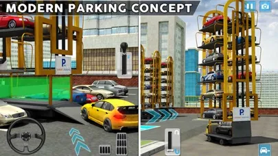 Multi Level Car Parking Crane Driving Simulator 3D Ekran Görüntüleri