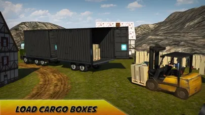 Ảnh chụp màn hình của Extreme Cargo Transport Truck Driver & Forklift Crane Operator Game