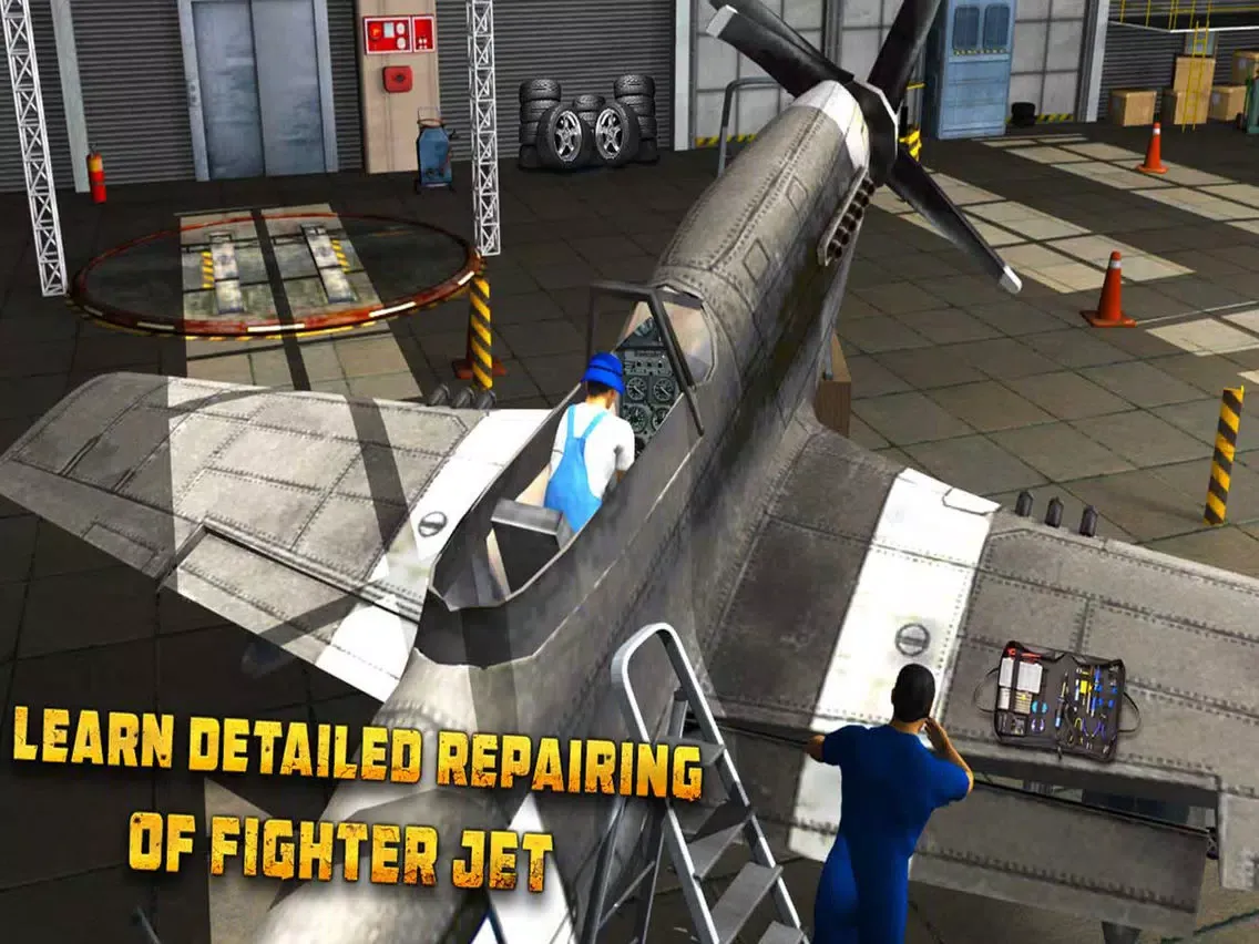 Airplane Mechanic Simulator PRO: Workshop Garage iPad  Screenshots