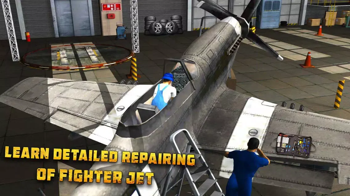 Airplane Mechanic Simulator PRO: Workshop Garage Screenshots