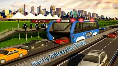 Capturas de tela do Police Elevated Bus Simulator 3D: Prison Transport