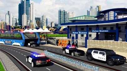 Capturas de tela do Police Elevated Bus Simulator 3D: Prison Transport