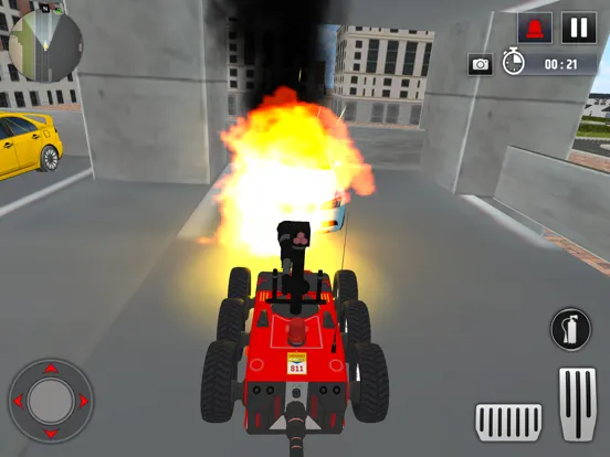 Fire Truck Simulator Rescue HQ iPad  स्क्रीनशॉट