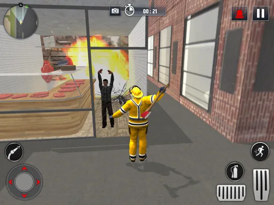 Fire Truck Simulator Rescue HQ iPad  स्क्रीनशॉट