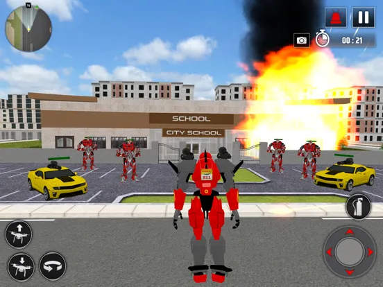 Fire Truck Simulator Rescue HQ iPad  स्क्रीनशॉट